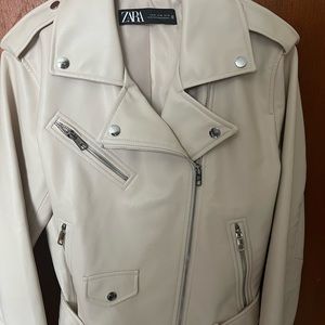 ZARA faux leather jacket